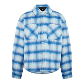 Men's Rep Textured Cheque Pattern Overshirt