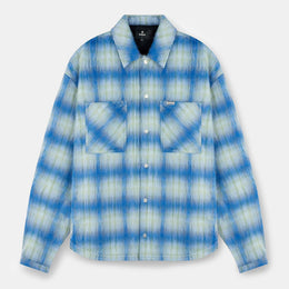 Men's Rep Textured Cheque Pattern Overshirt