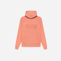 FEAR OF GOD ESSENTIALS HOODIE FW22 CORAL