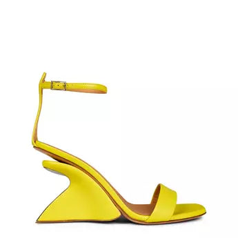 Off White  Jug Wedge Sandals