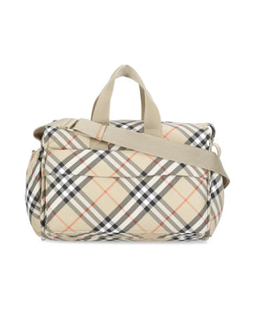 Duffel Bag Check Pattern