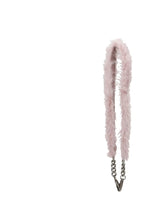 Pink Fur Shoulder Bag Vintage Effect