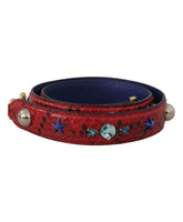 Red Leather Shoulder Strap for Women's Handbags