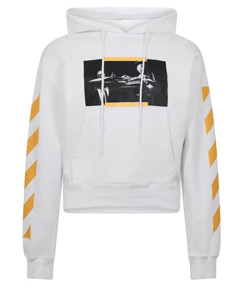 Off White OFF WHITE Caravaggio Painting Hoodie - Size: XS Hoodies | Shop From The Mirage