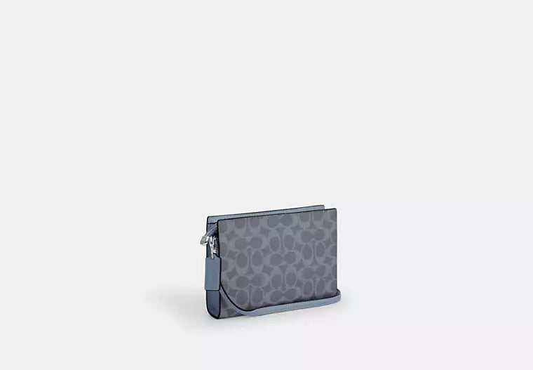 Slim Crossbody Bag In Signature Canvas