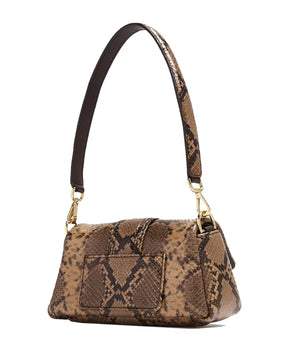 Brown Shoulder Bag Elegant Leather