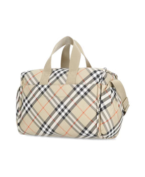 Duffel Bag Check Pattern