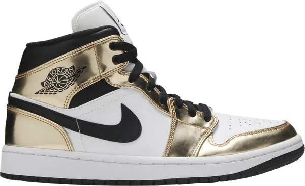 Air Jordan 1 Mid 'Metallic Gold'