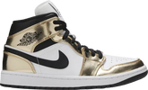 Air Jordan 1 Mid 'Metallic Gold'