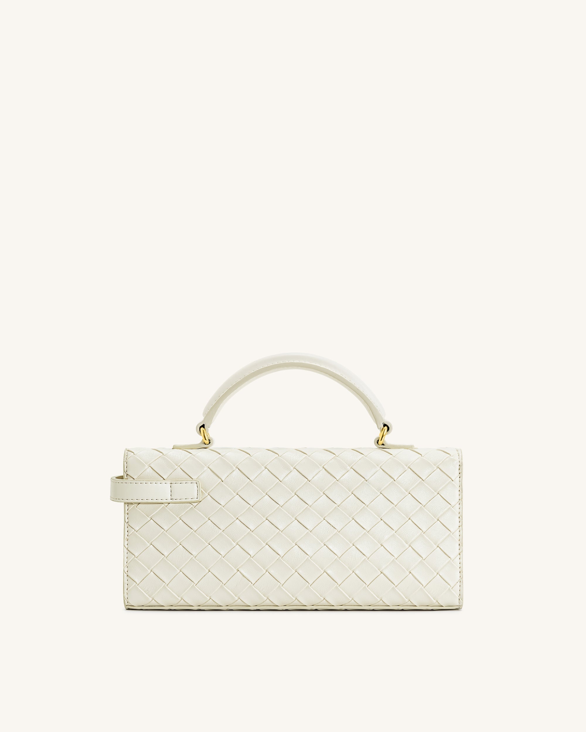 Keyla Weave Texture Top Handle Bag - Pink