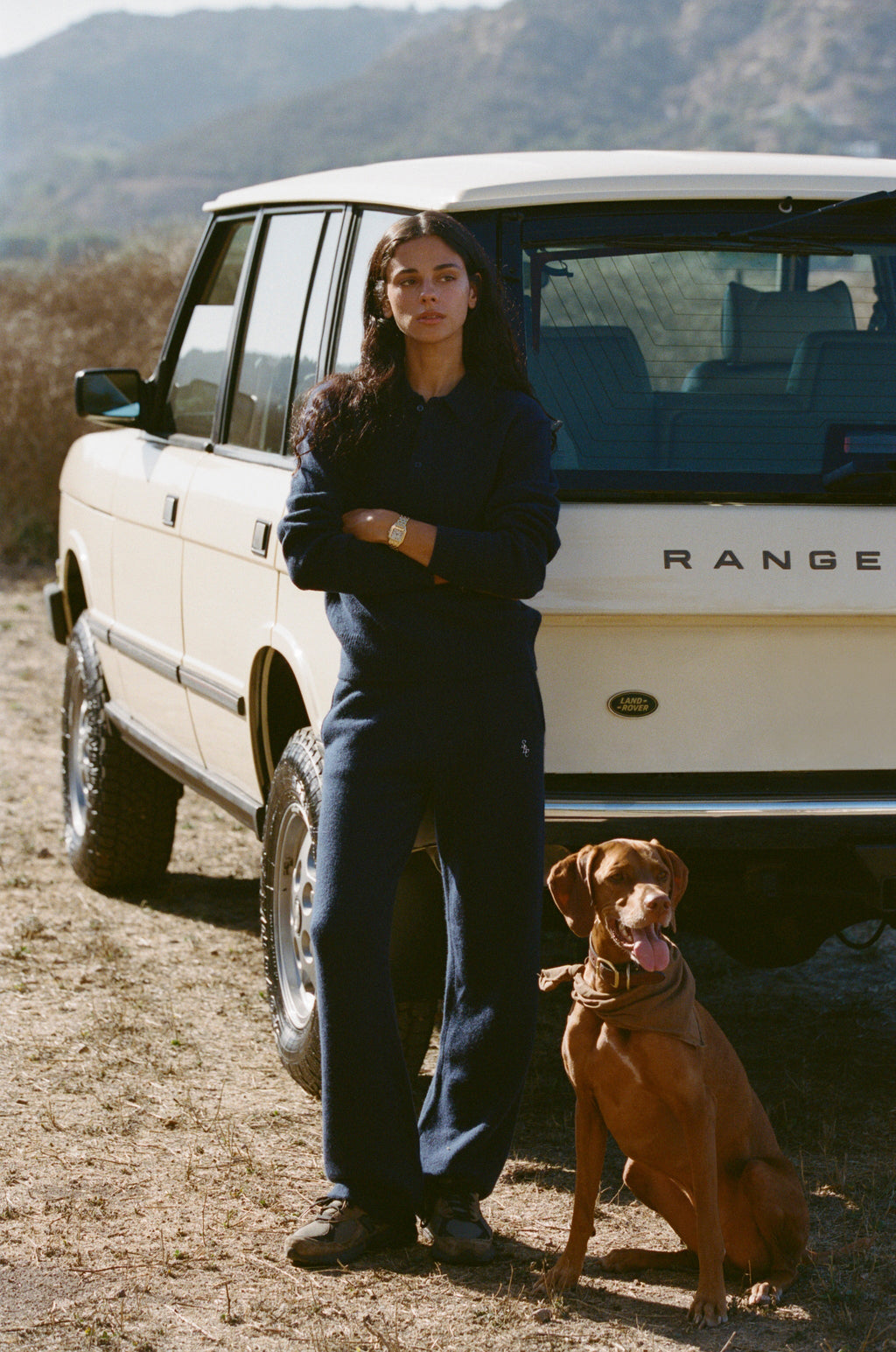 SRC Cashmere Trousers - Navy