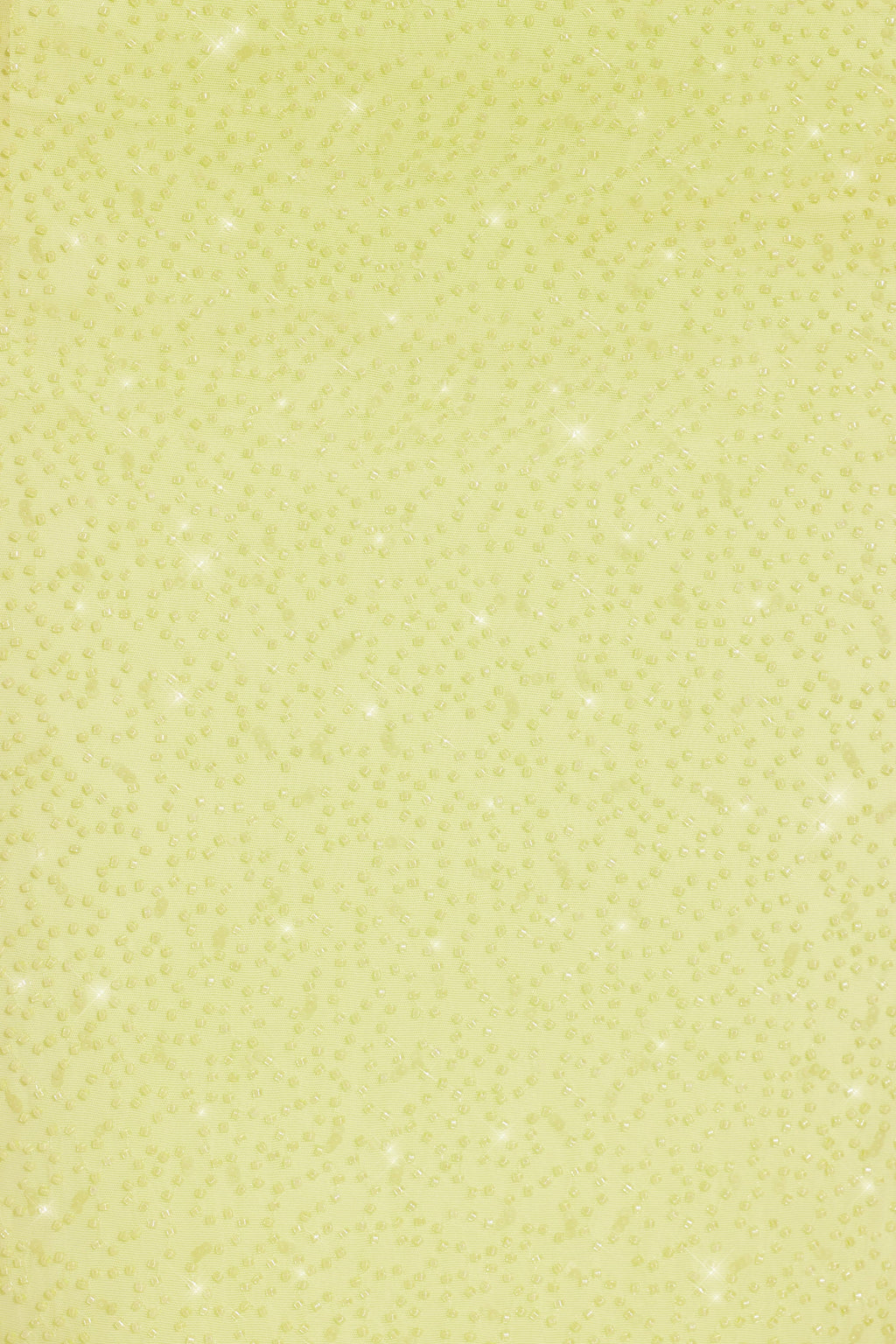 Embellished Side Split Maxi Skirt in Lime Green