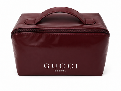 Rare Gucci Beauty 2025 Holiday Collection High Value Vip Gift Red Toiletries Bag