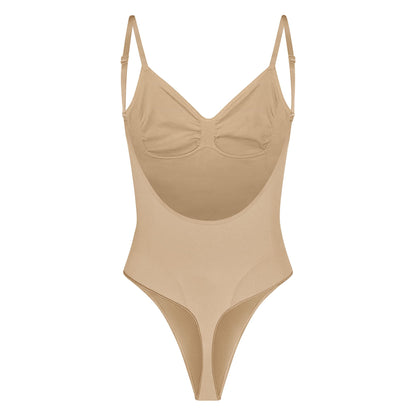 Seamless Sculpt Low Back Thong Bodysuit
