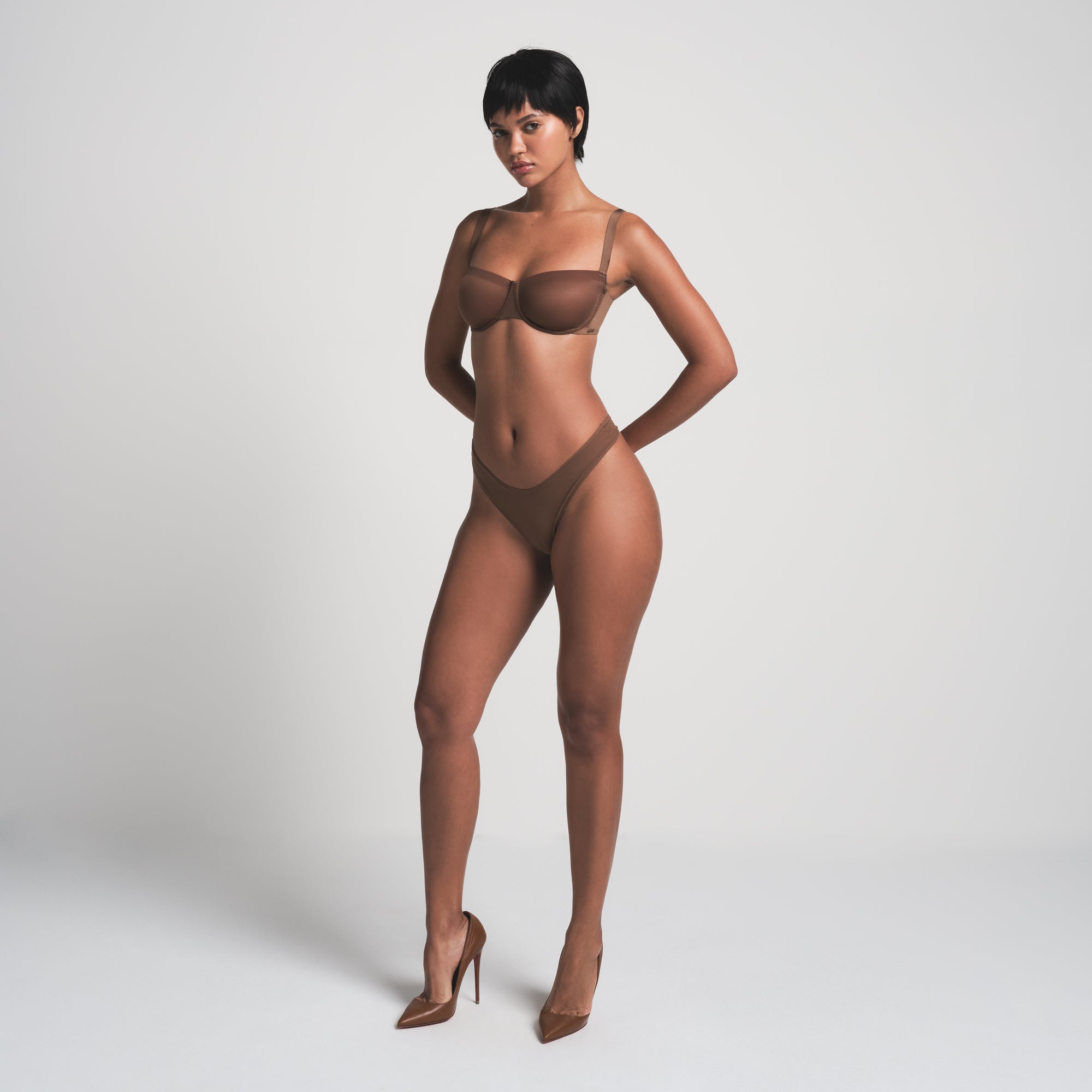 No Show Unlined Balconette Bra