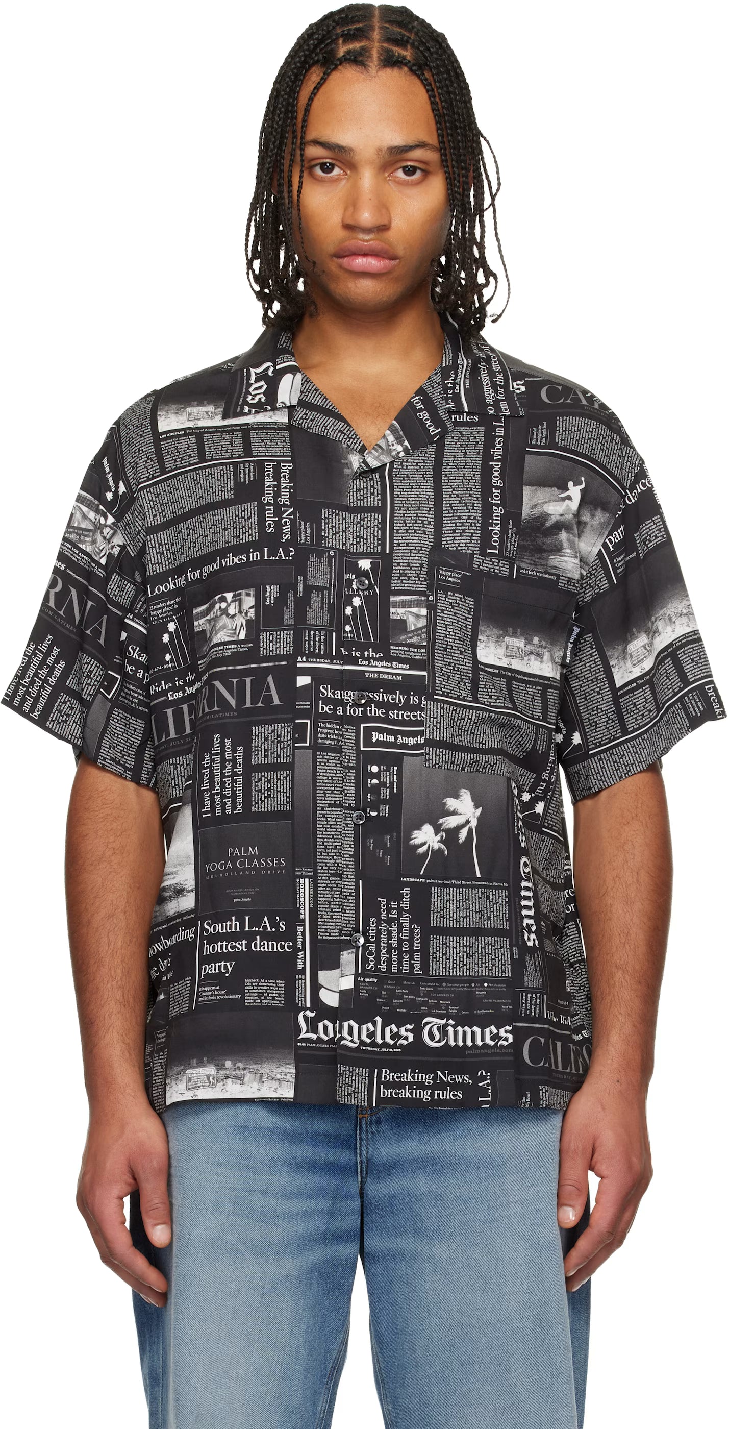 Black LA Times Edition News Shirt