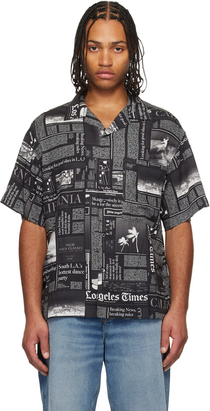 Black LA Times Edition News Shirt