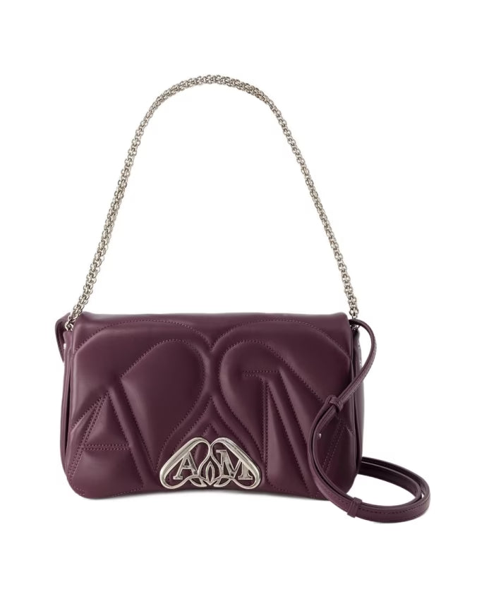 Small Leather Bag - Night Shade