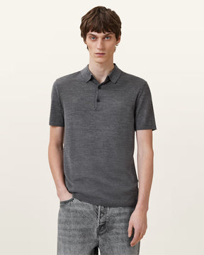 Maes Merino Short Sleeve Polo Shirt