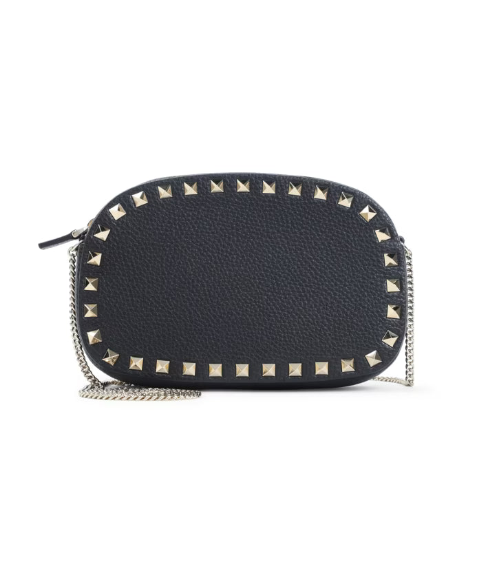 Black Leather Handbag Elegant Design