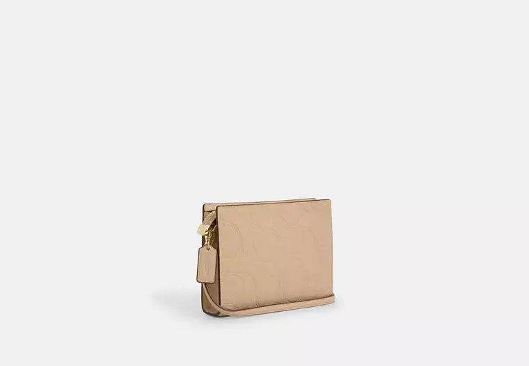 Slim Crossbody Bag In Signature Leather