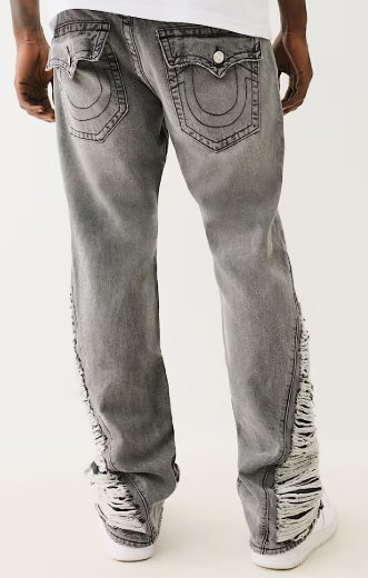 BILLY DESTROYED SLIT BOOTCUT JEAN