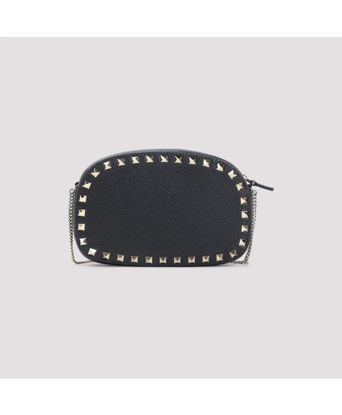 Black Leather Handbag Elegant Design