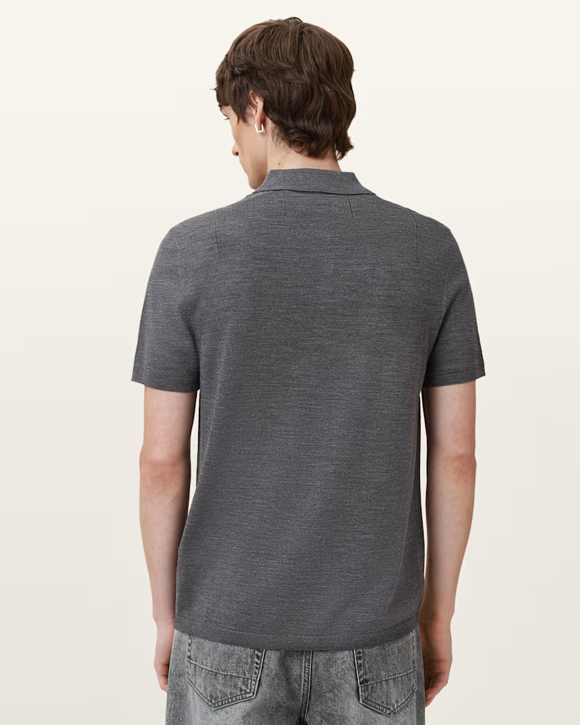 Maes Merino Short Sleeve Polo Shirt