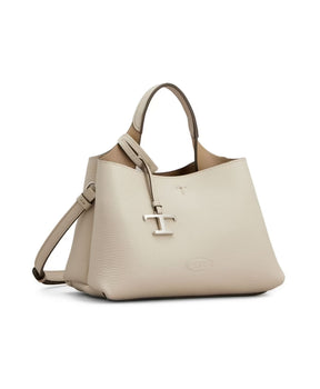 White Leather Shoulder Bag T