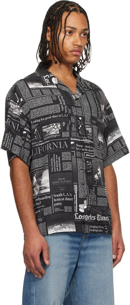 Black LA Times Edition News Shirt