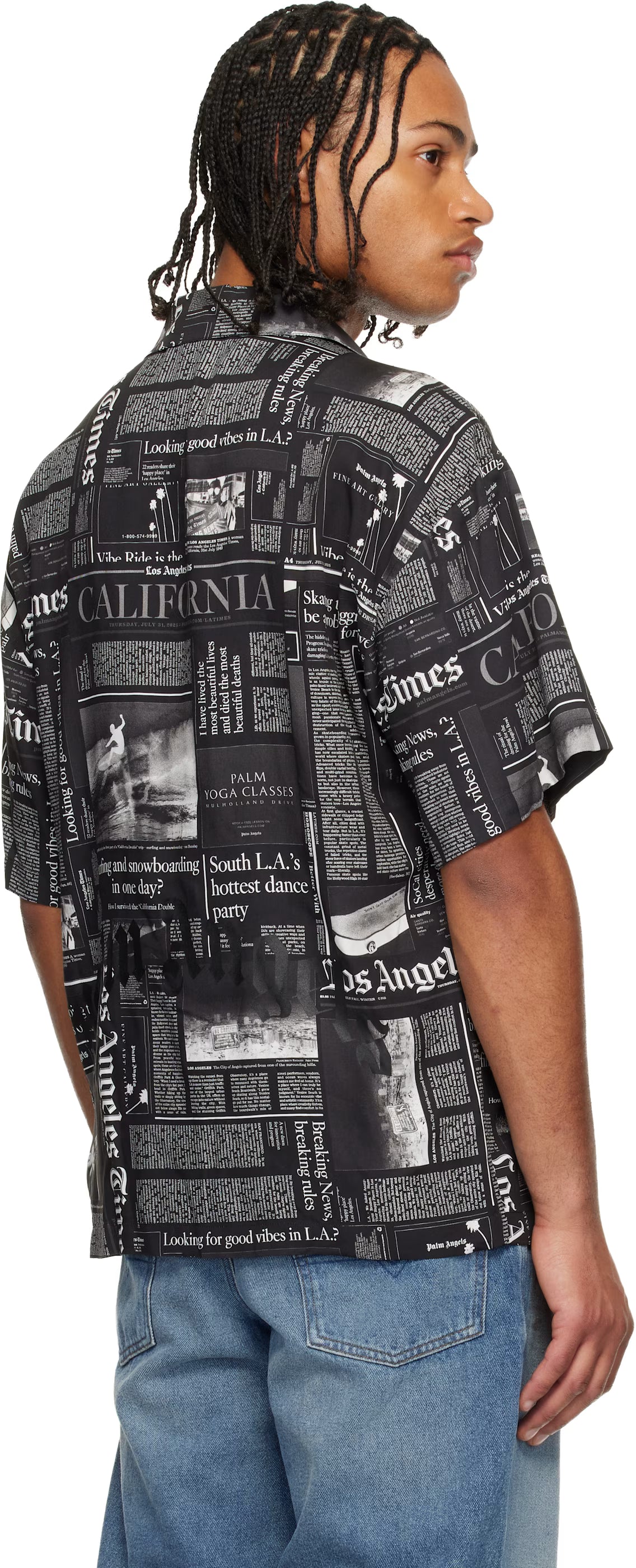 Black LA Times Edition News Shirt