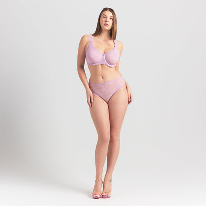 Stretch Lace Unlined Full Coverage Bra