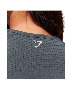 Gymshark Vital Crop Top Strong Grey Marl