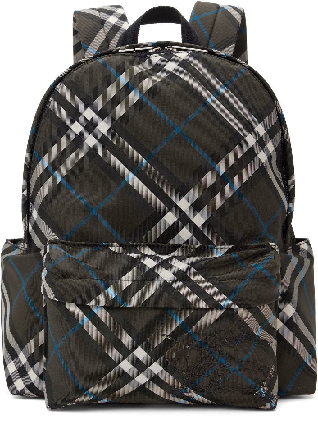 Burberry Gray Check Backpack