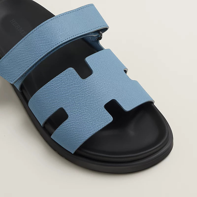 Chypre sandal in Bleu Jeans