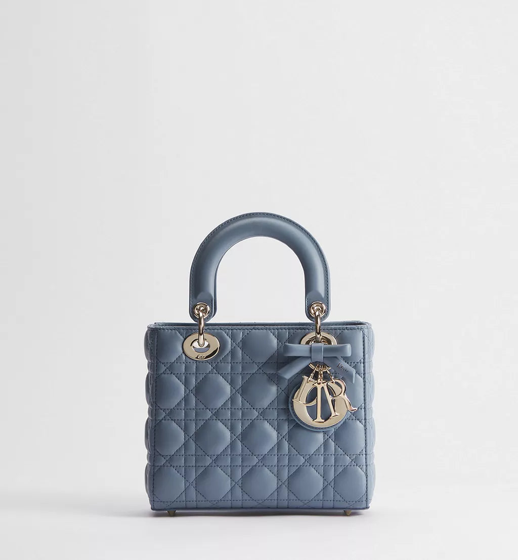 Small Lady Dior bag with shoulder strap