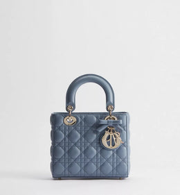 Small Lady Dior bag with shoulder strap