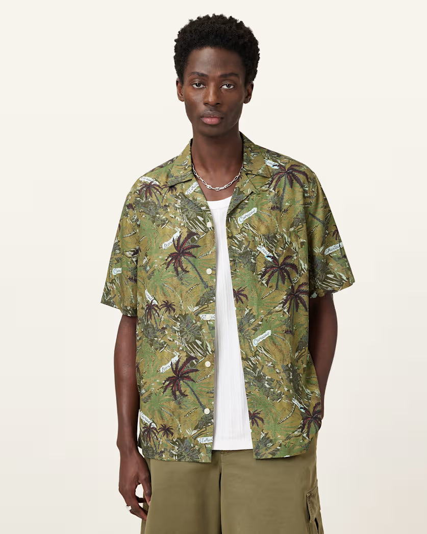 Liner Printed Relaxed Fit Shirt