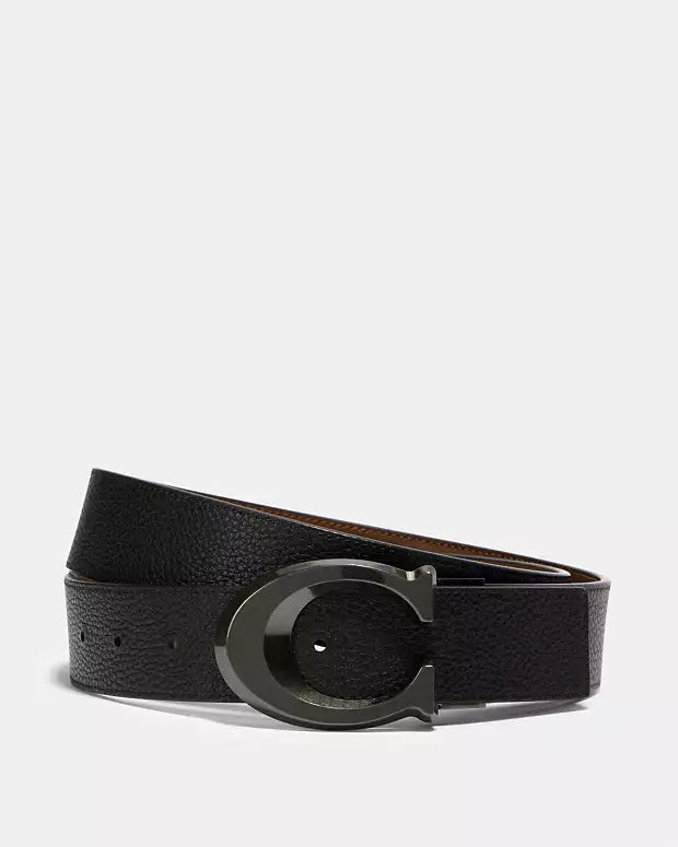 Signature Buckle Cut To Size Reversible Belt, 38 Mm