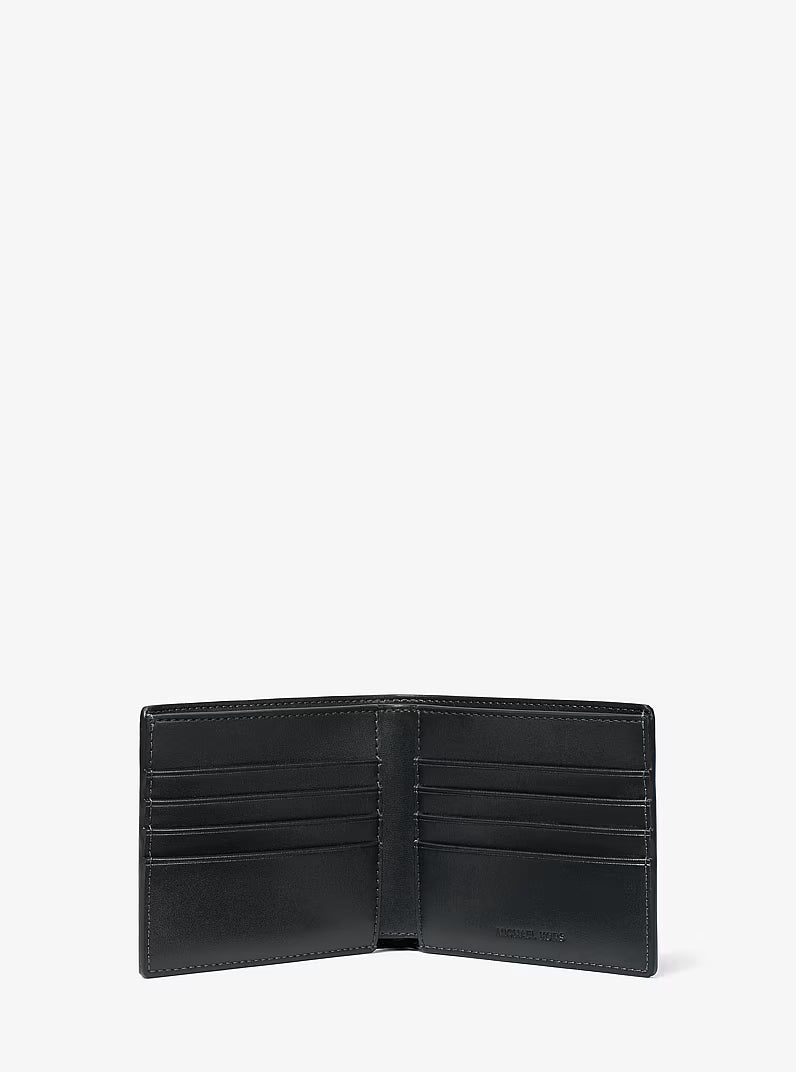 Signature Logo Wallet and Reversible Belt Gift Set