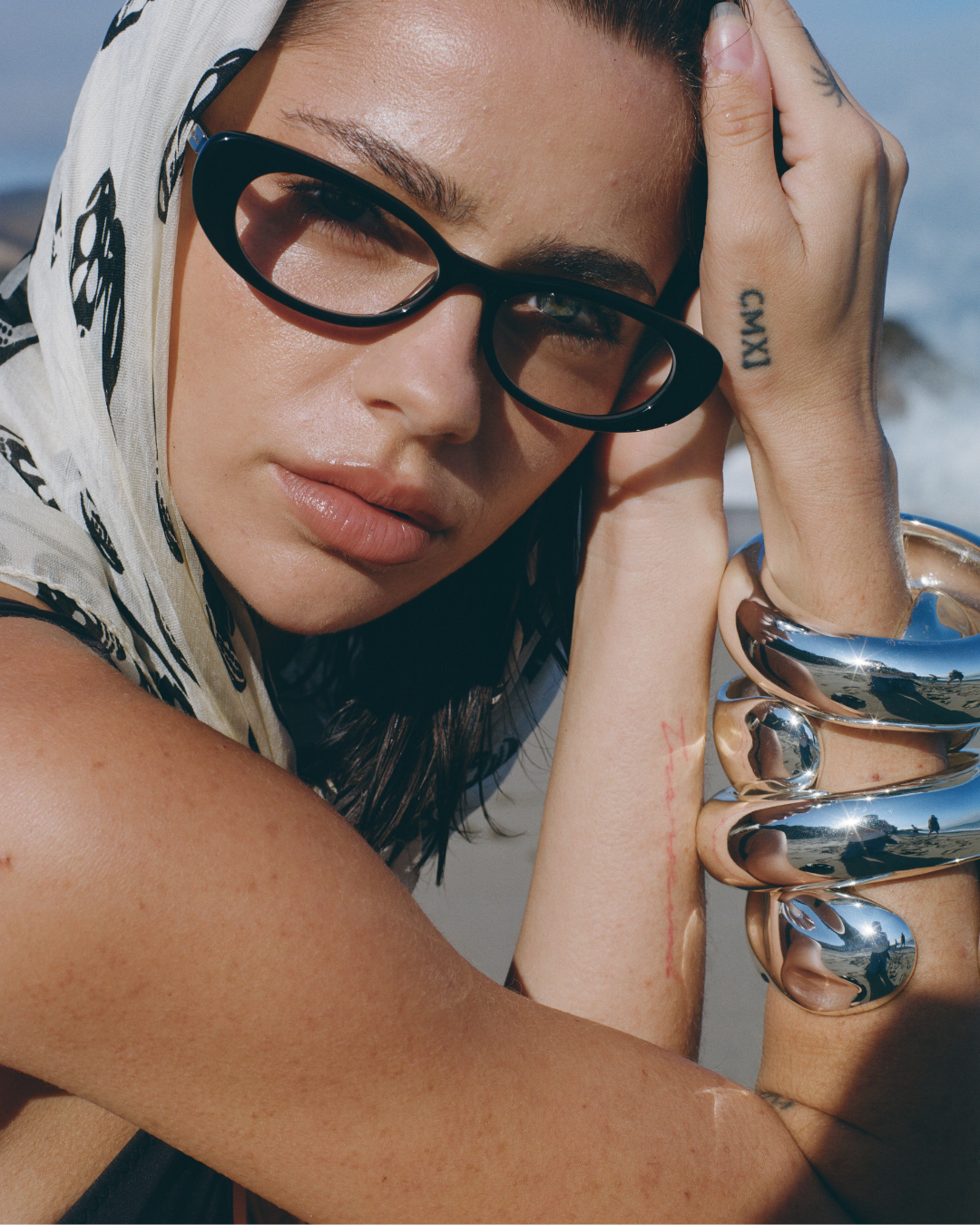 Alexa Black/Clear Sunglasses