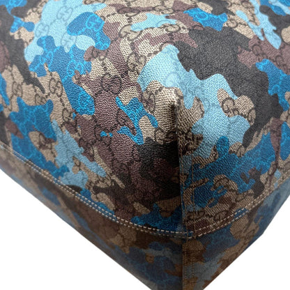 Camouflage Large GG Supreme Canvas Tote Bag