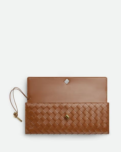 BOTTEGA VENETA Andiamo Top Handle Long Clutch