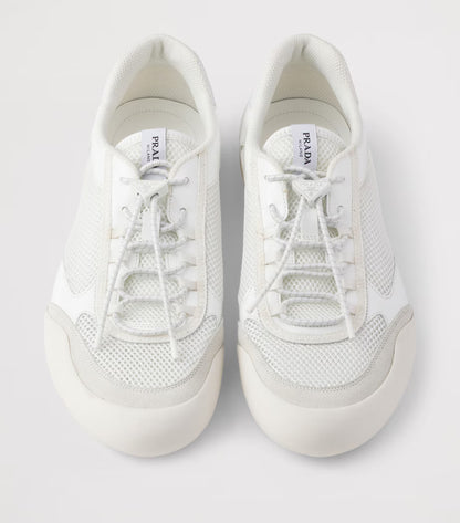 Patent Leather-Mesh Speedrock Sneakers