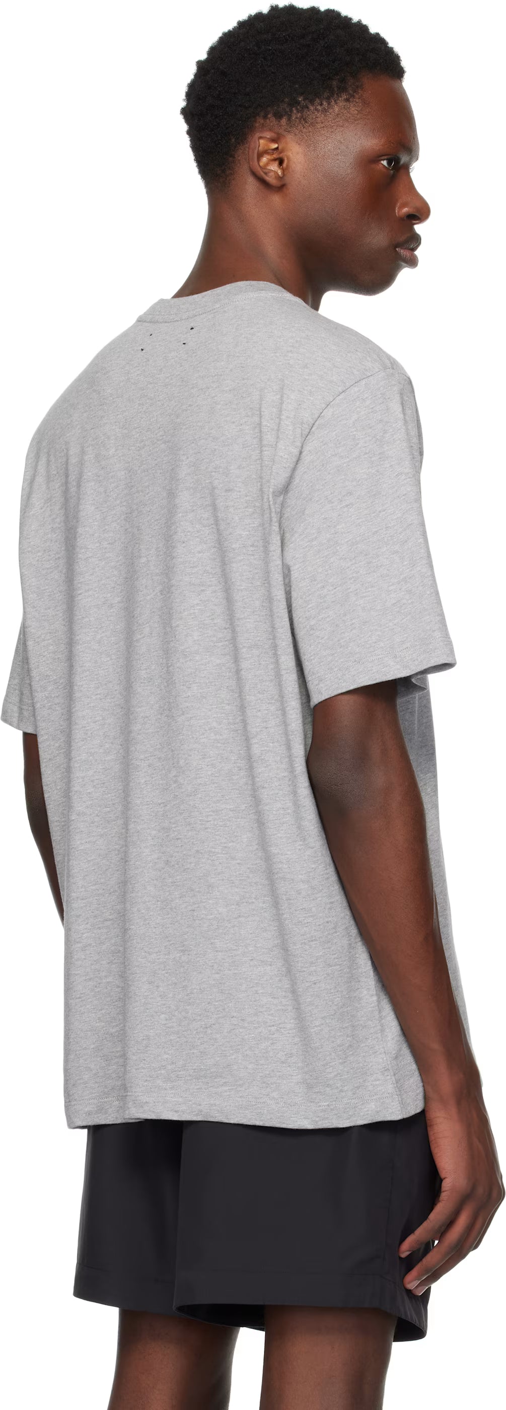 Gray 'Amiri Stencil' T-shirt