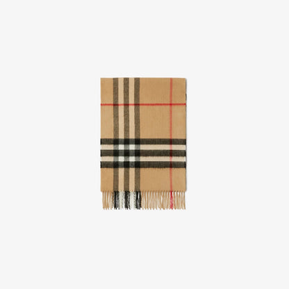 Check Cashmere Scarf