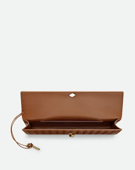 BOTTEGA VENETA Andiamo Top Handle Long Clutch