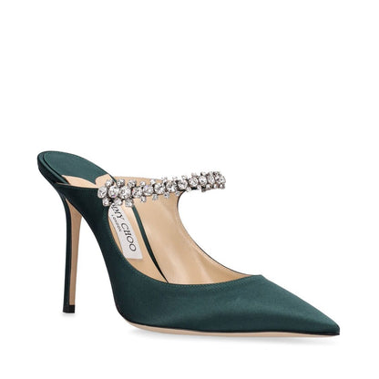 Jimmy Choo Jimmy Choo 100mm Bing satin pumps - Size: UK 2.5 Heels | Shop From The Mirage