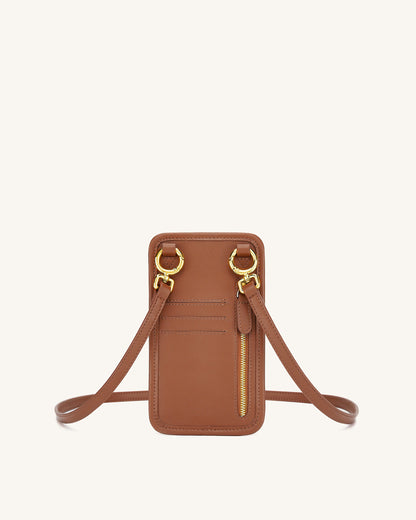 Aylin Canvas Phone Bag - Black