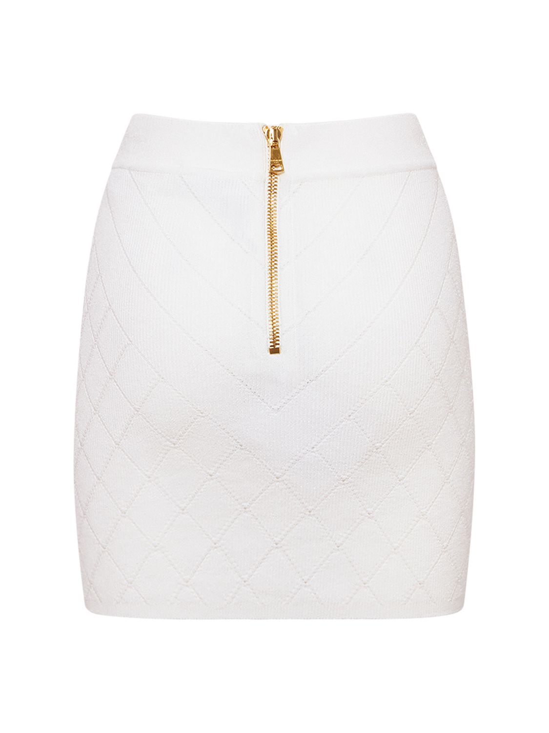 Balmain Balmain Knit mini skirt w/buttons - Size: S Skirts | Shop From The Mirage